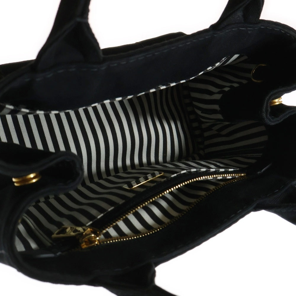 PRADA(プラダ) カナパ ロゴプリント キャンバス 2WAY ハンド