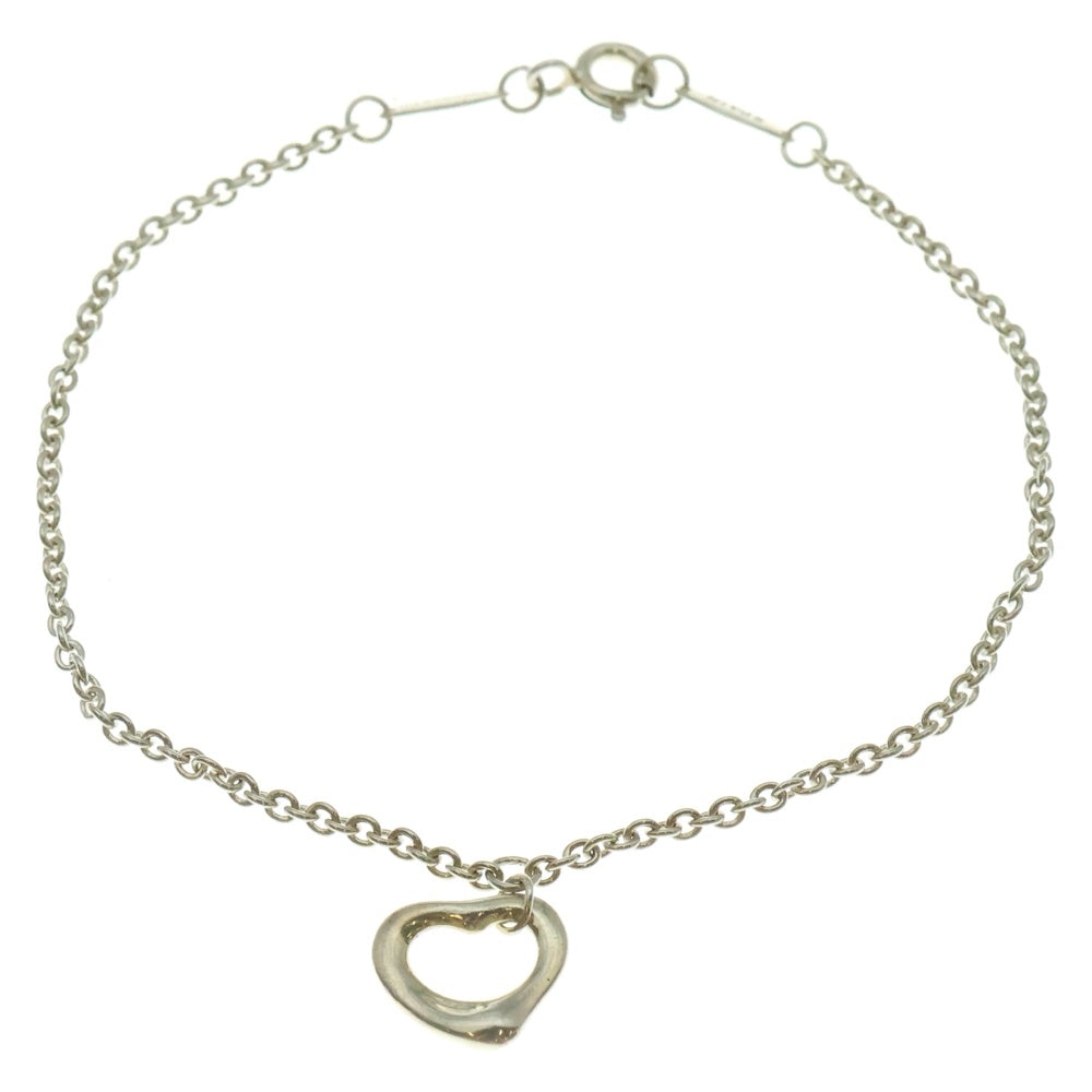 TIFFANY&Co(ティファニー) オープンハート チェーンブレスレット シルバー