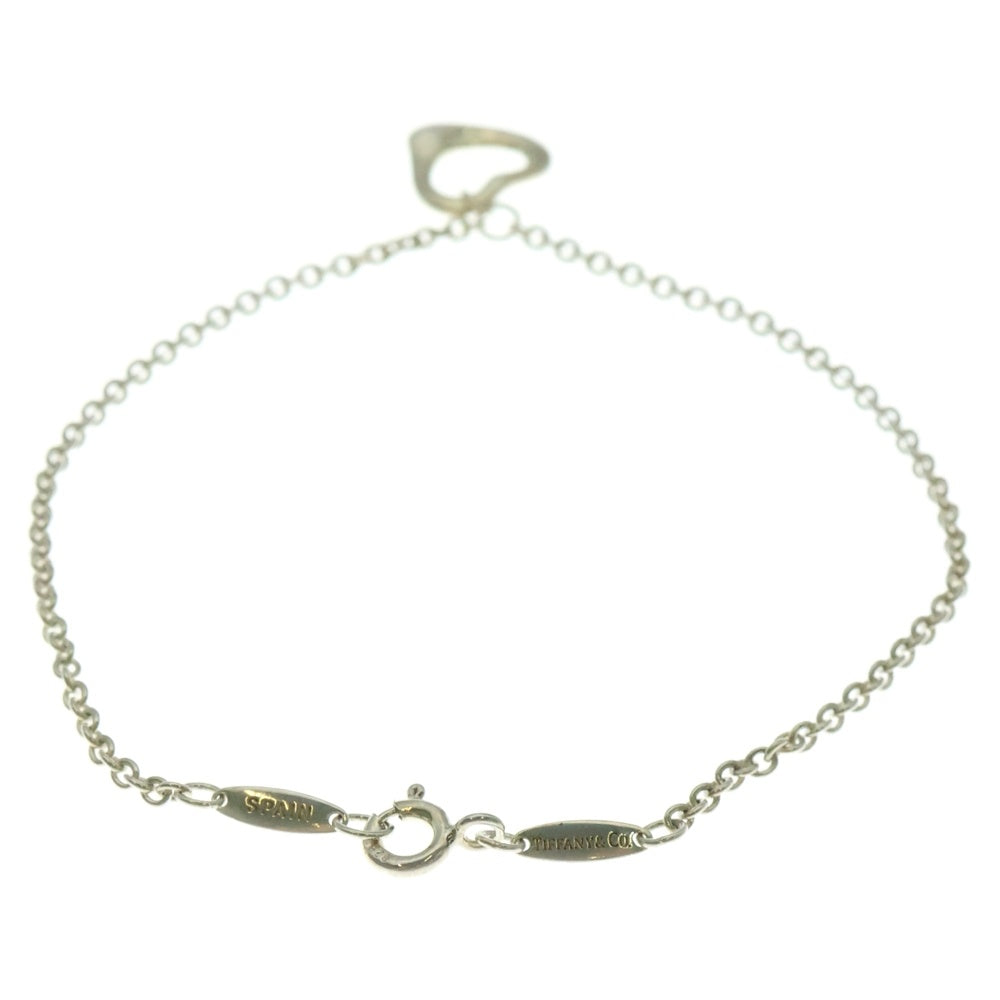 TIFFANY&Co(ティファニー) オープンハート チェーンブレスレット シルバー