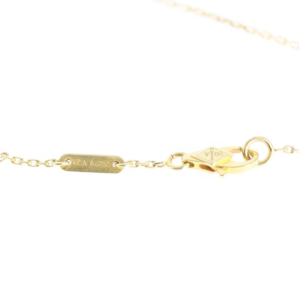 Van Cleef & Arpels(ヴァンクリーフアンドアーペル) スウィートアルハンブラ ブレス K18YG イエローゴールド マザーオブパール VCARF68800 ジュエリー レディース