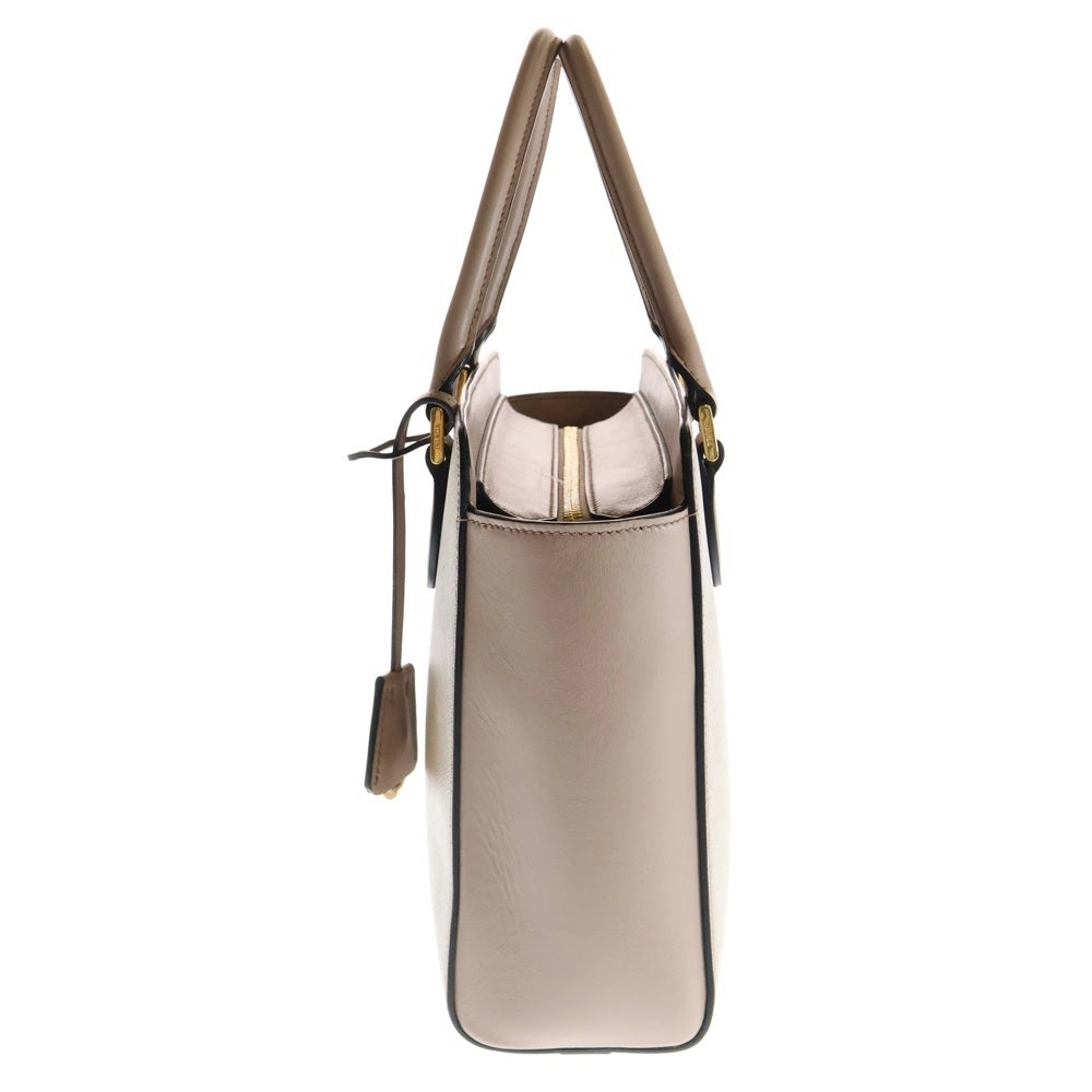 PRADA(プラダ) サフィアーノ 2WAY ハンドバッグ ショルダーバッグ ベージュ レザー 1BA113