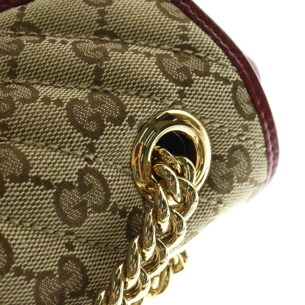 GUCCI(グッチ) GGマーモント チェーン ショルダーバッグ