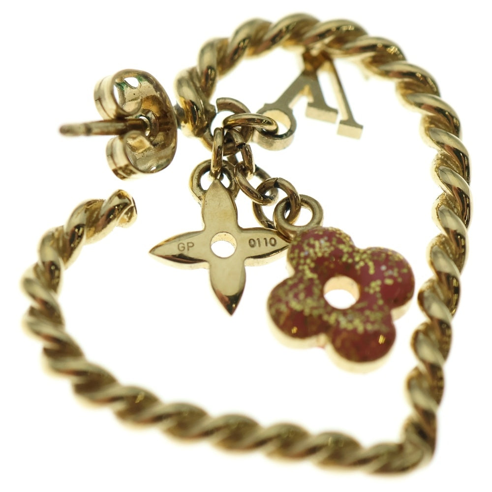 LOUIS VUITTON(ルイヴィトン) スウィートモノグラム ピアス イヤーアクセサリー ブークルドレイユインマイハート ゴールド M65948