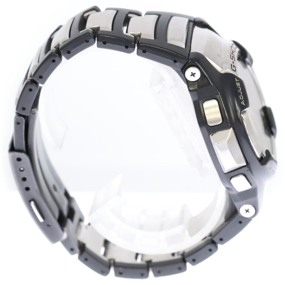 CASIO G-SHOCK(カシオ ジーショック) G-SHOCK ジーショック GIEZ SS/ソーラー 黒文字盤 ステンレススチール ウォッチ 腕時計 ブラック/シルバー GS-1200-9AJF