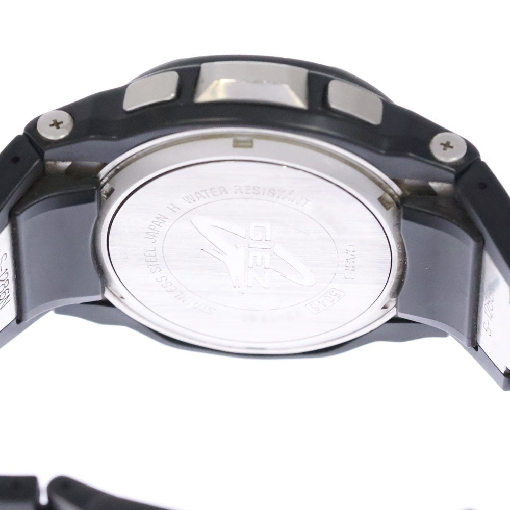 CASIO G-SHOCK(カシオ ジーショック) G-SHOCK ジーショック GIEZ SS/ソーラー 黒文字盤 ステンレススチール ウォッチ 腕時計 ブラック/シルバー GS-1200-9AJF