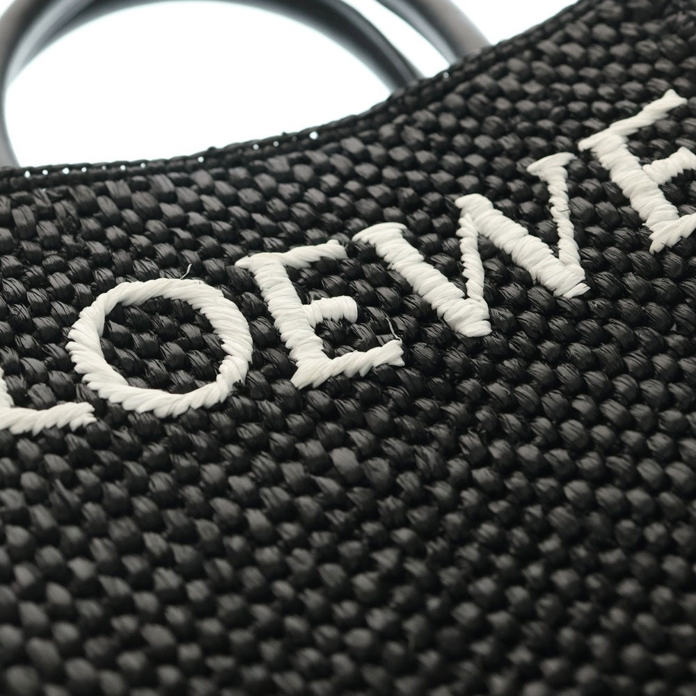 LOEWE(ロエベ) スタンダード 2wayハンドバッグ ショルダーバッグ ブラック ラフィア