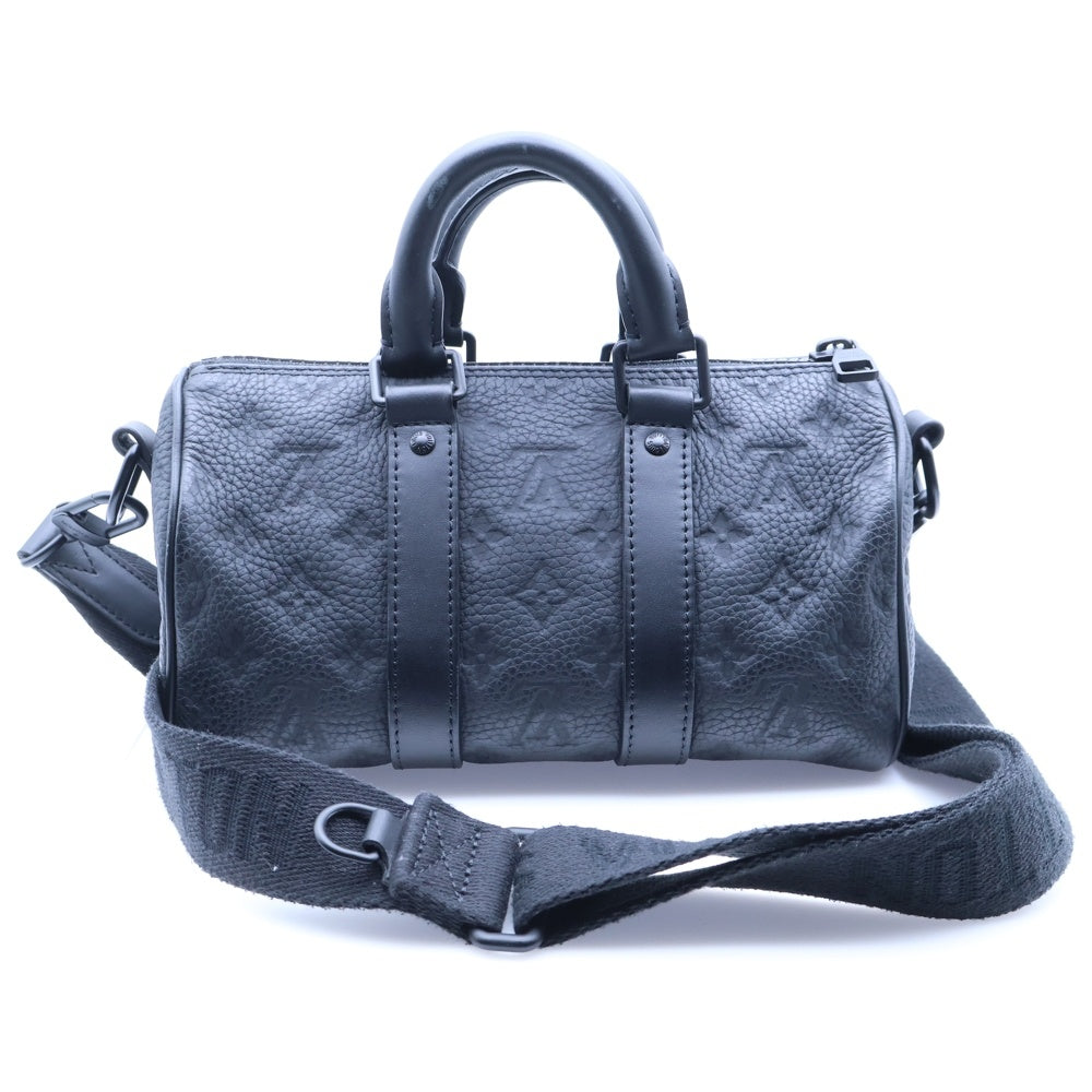 LOUIS VUITTON(ルイヴィトン) モノグラム トリヨン キーポルバンドリエール25 M20900 2WAY ショルダーバッグ ハンドバッグ ブラック ICタイプ