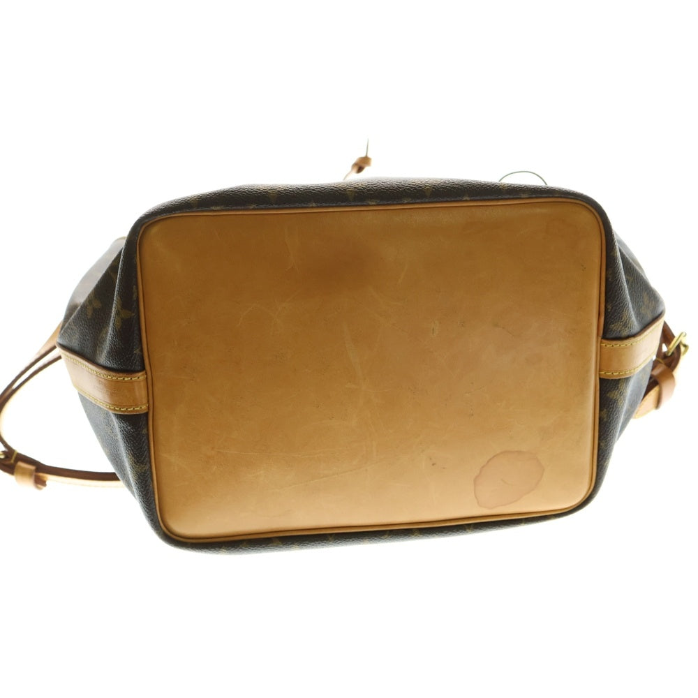 LOUIS VUITTON(ルイヴィトン) モノグラム プチバケットハンドバッグ ワンショルダーバッグ 巾着バッグ ブラウン ゴールド金具 レザー×PVC M42226