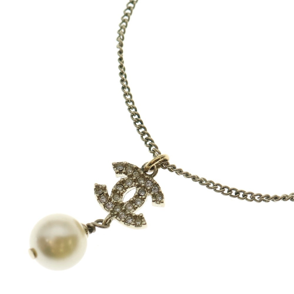 CHANEL(シャネル) ココマーク パール ネックレス ペンダント チェーン ゴールド GP A11C