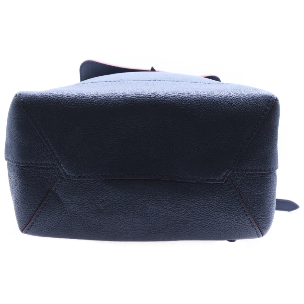 LOUIS VUITTON(ルイヴィトン) LV アンプラント ロックミー マリーヌルージュ レザーバックパック リュック ネイビー/レッド M43879 レディース