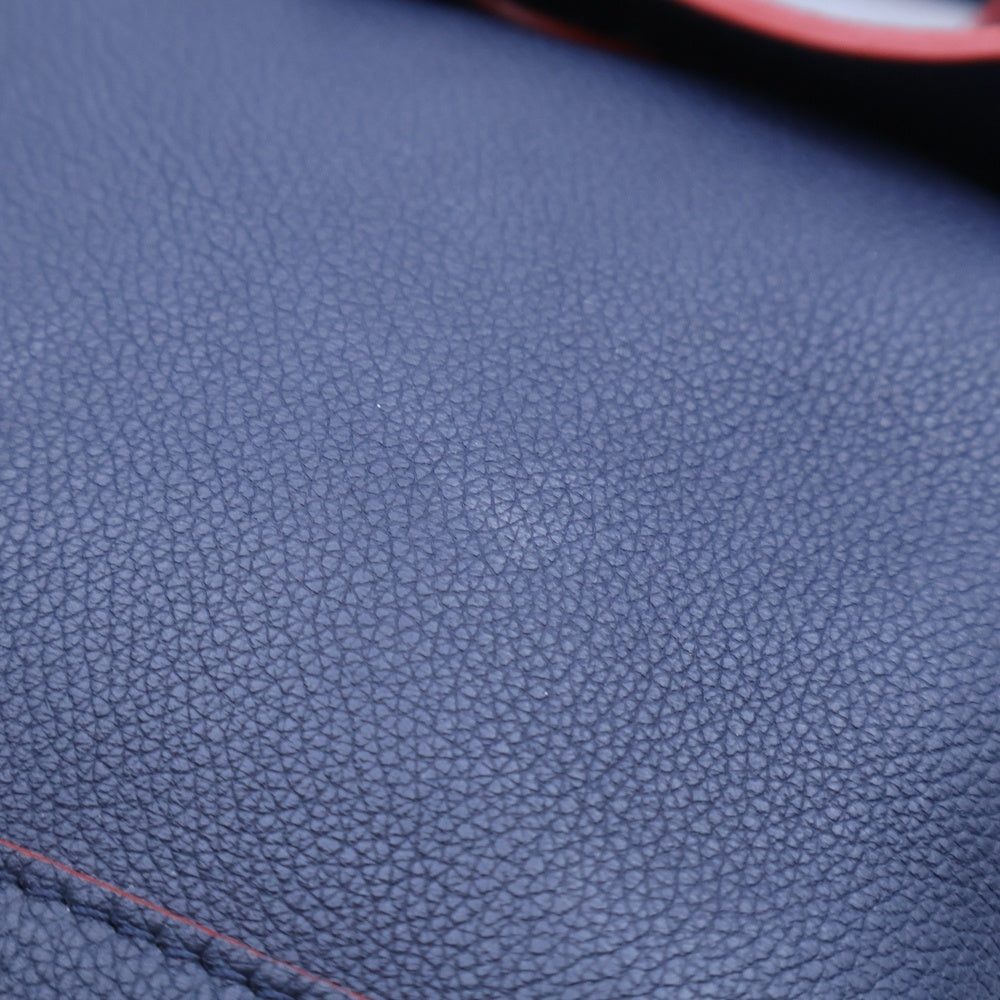 LOUIS VUITTON(ルイヴィトン) LV アンプラント ロックミー マリーヌルージュ レザーバックパック リュック ネイビー/レッド M43879 レディース