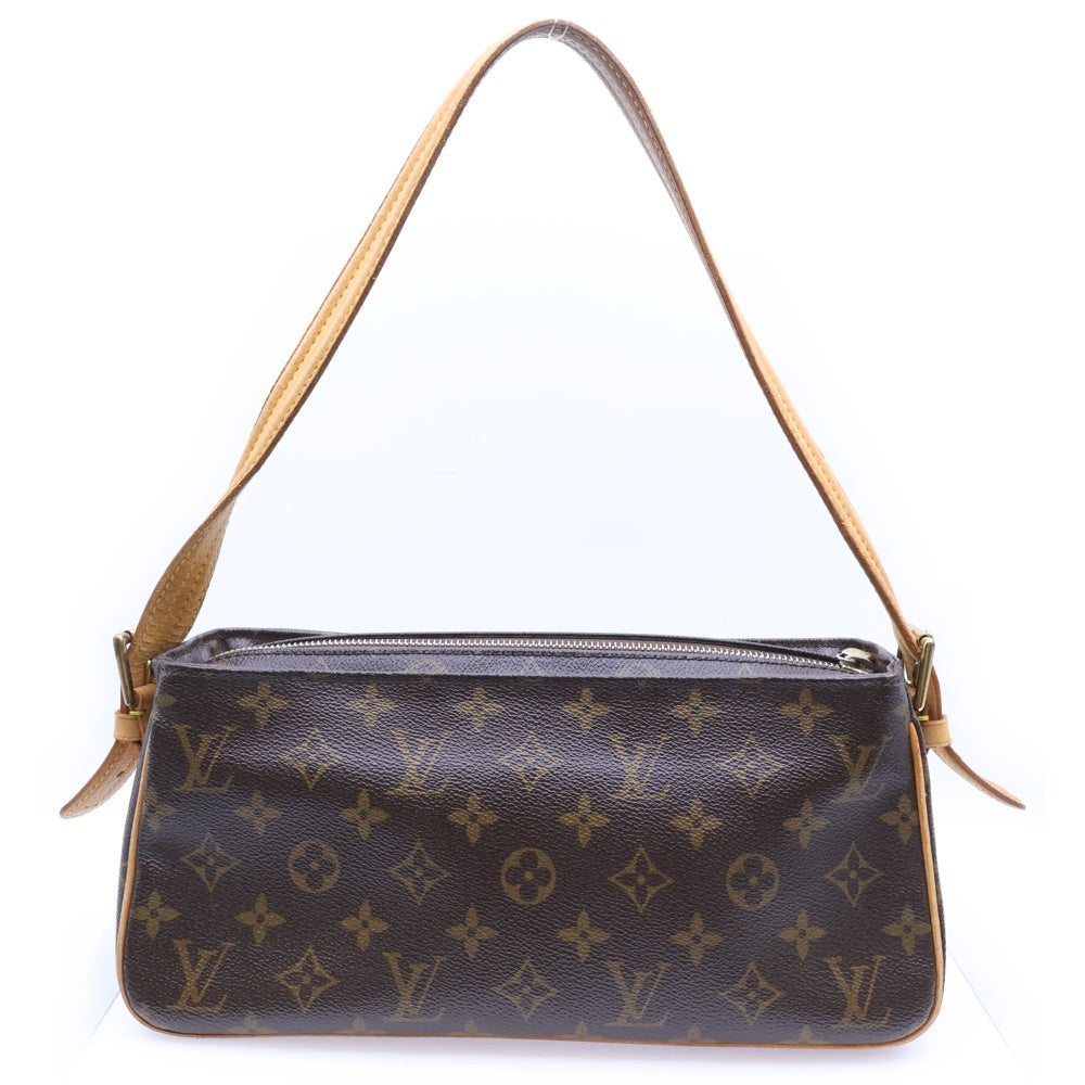 LOUIS VUITTON(ルイヴィトン) モノグラム ヴィバ シテMM ハンドバッグ ワンショルダーバッグ ブラウン レザー×PVC M51164 ゴールド金具