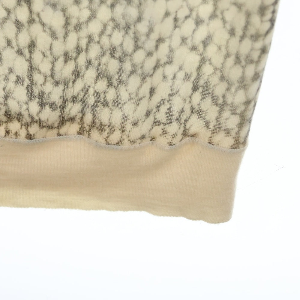 FENDI(フェンディ) 総柄プリント カシミヤ 半袖ニット ワンピース