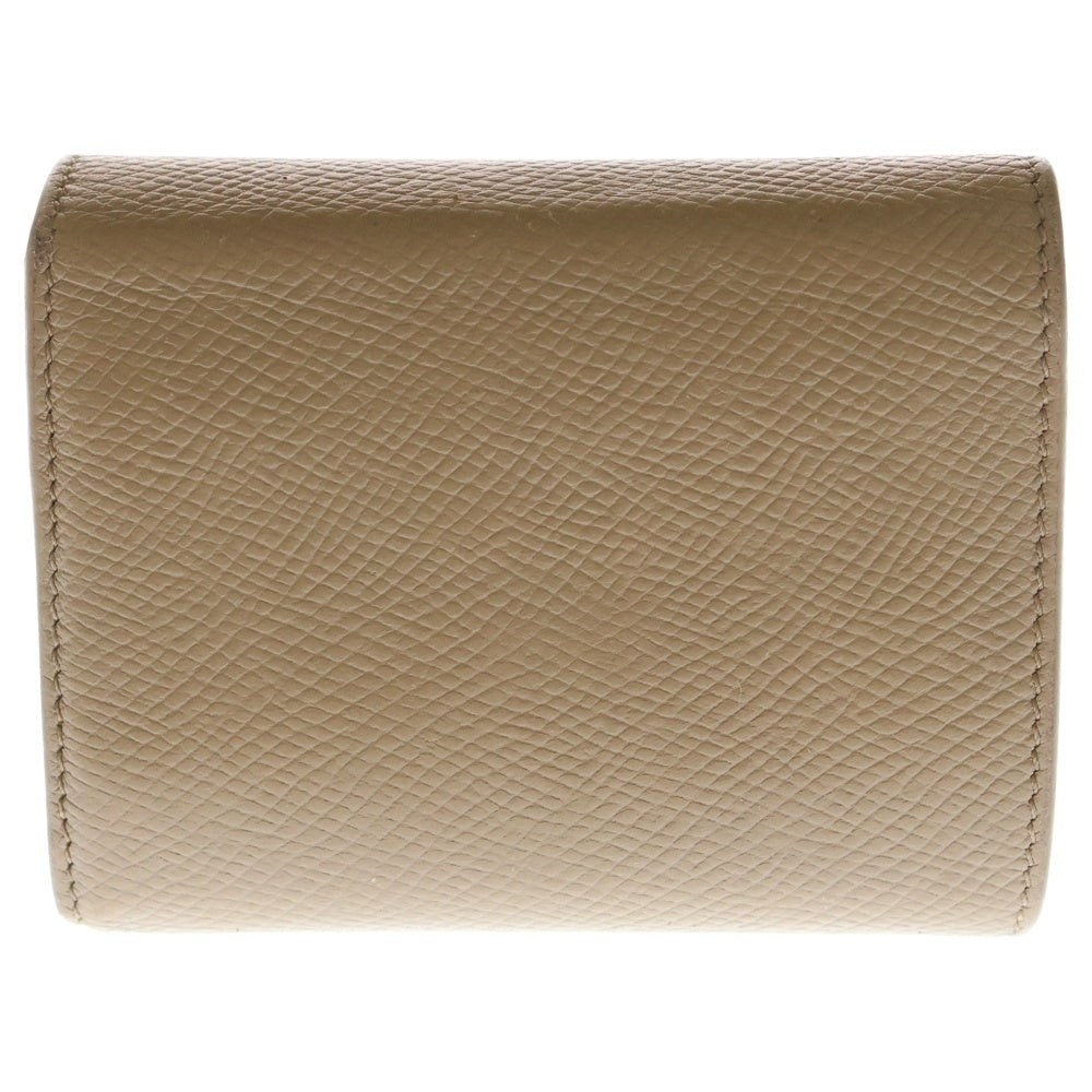 セリーヌ　三つ折り財布　スモールトリフォールドウォレット　ベージュ　レザー CELINE(セリーヌ) スモールトリフォールド 三つ折り財布 コンパクト