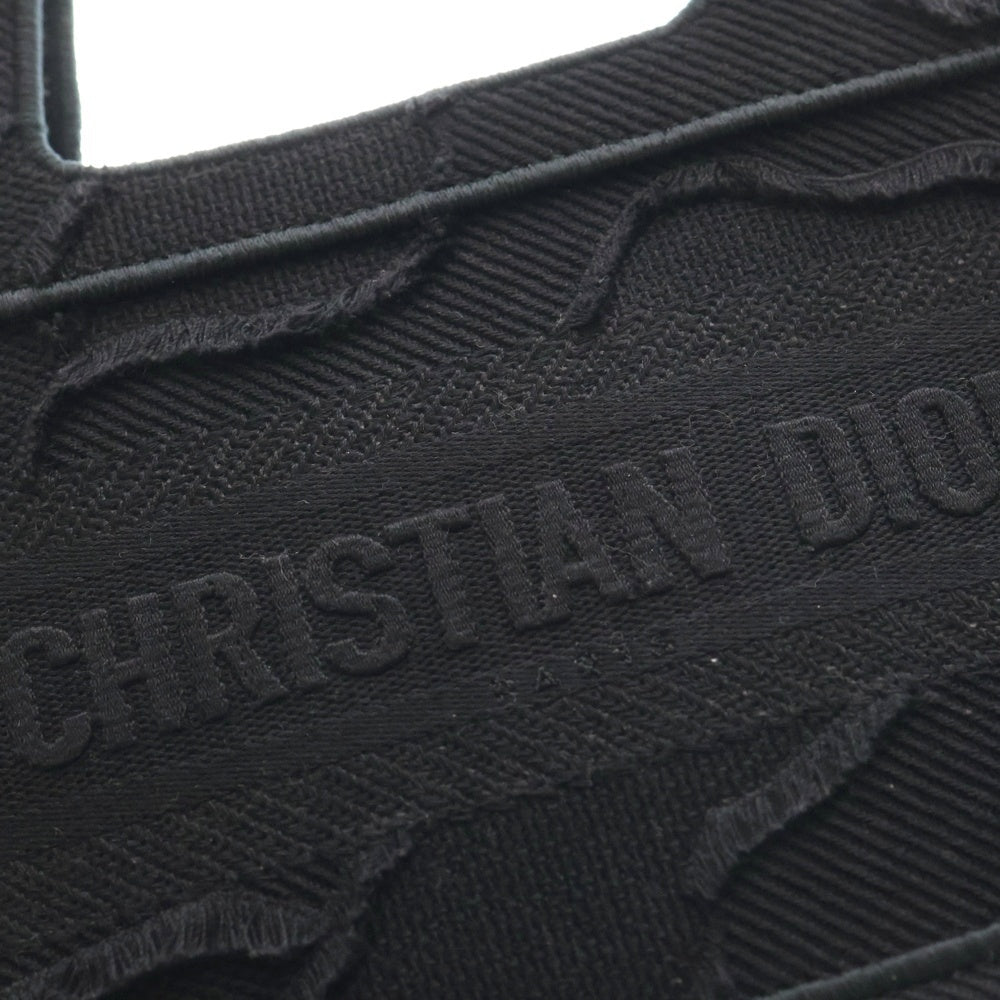 Christian Dior(クリスチャンディオール) ブックトート ミニ ブラック キャンバス ハンドバッグ レディース