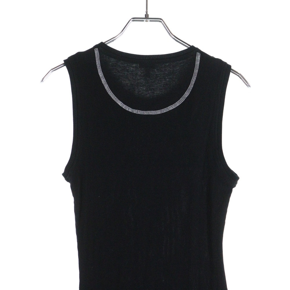 美品　LOEWE ロエベ　シルク100% ノースリーブワンピース　ジレ風 LOEWE ロエベ ワンピース/ノースリーブワンピース/BELTED DRESS