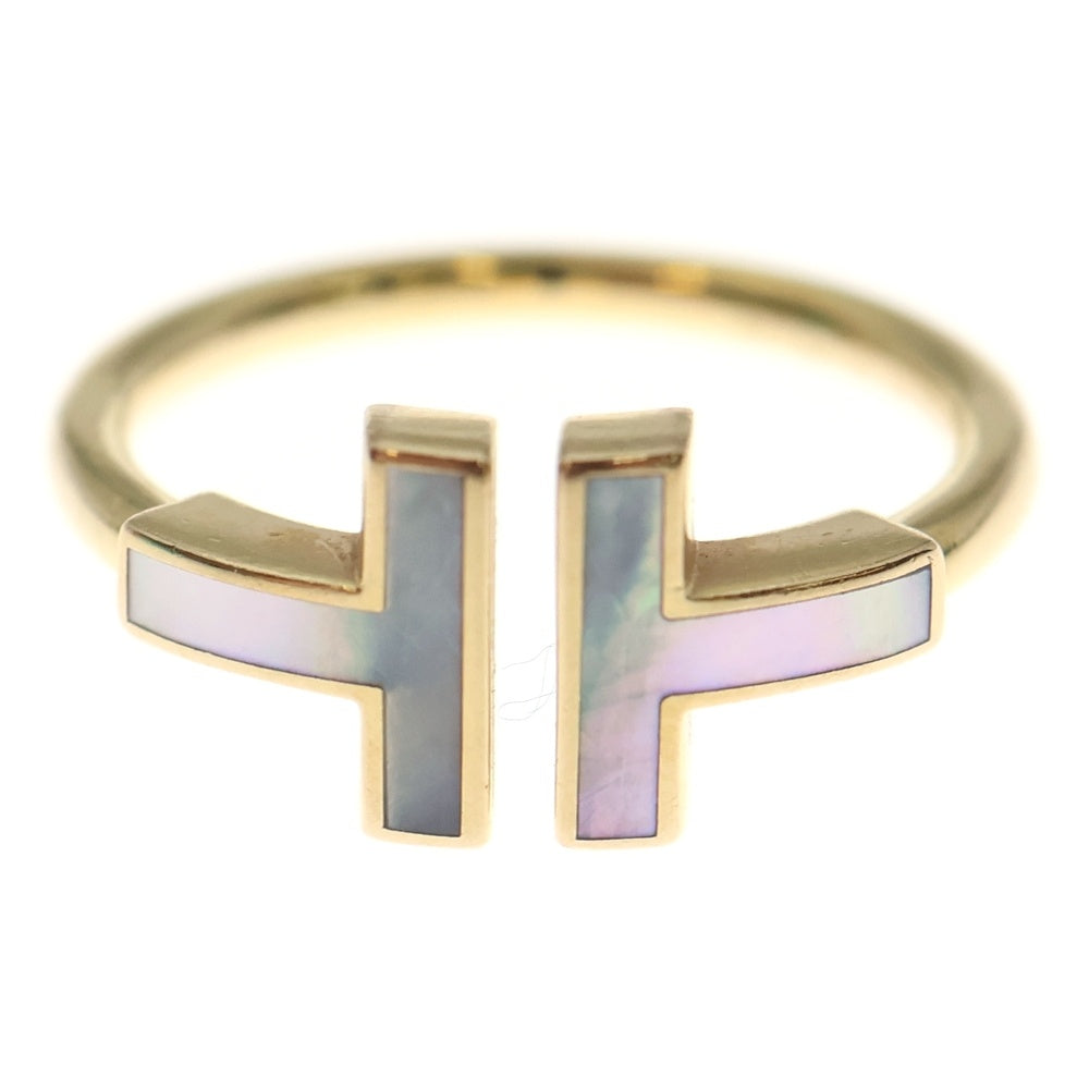 TIFFANY & Co.(ティファニー) Tワイヤー ホワイトシェルリング