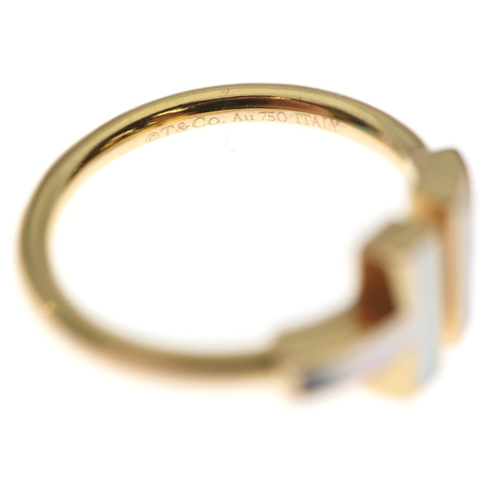 TIFFANY & Co.(ティファニー) Tワイヤー ホワイトシェルリング