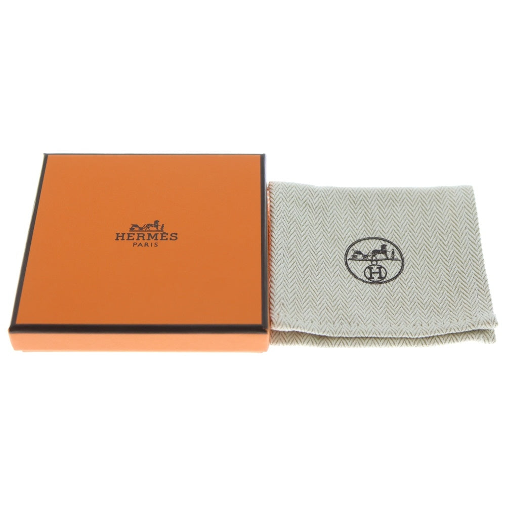 HERMES(エルメス) リヴァル コリエドシアン ブレスレット ブラック×ゴールド 革×GP B刻印