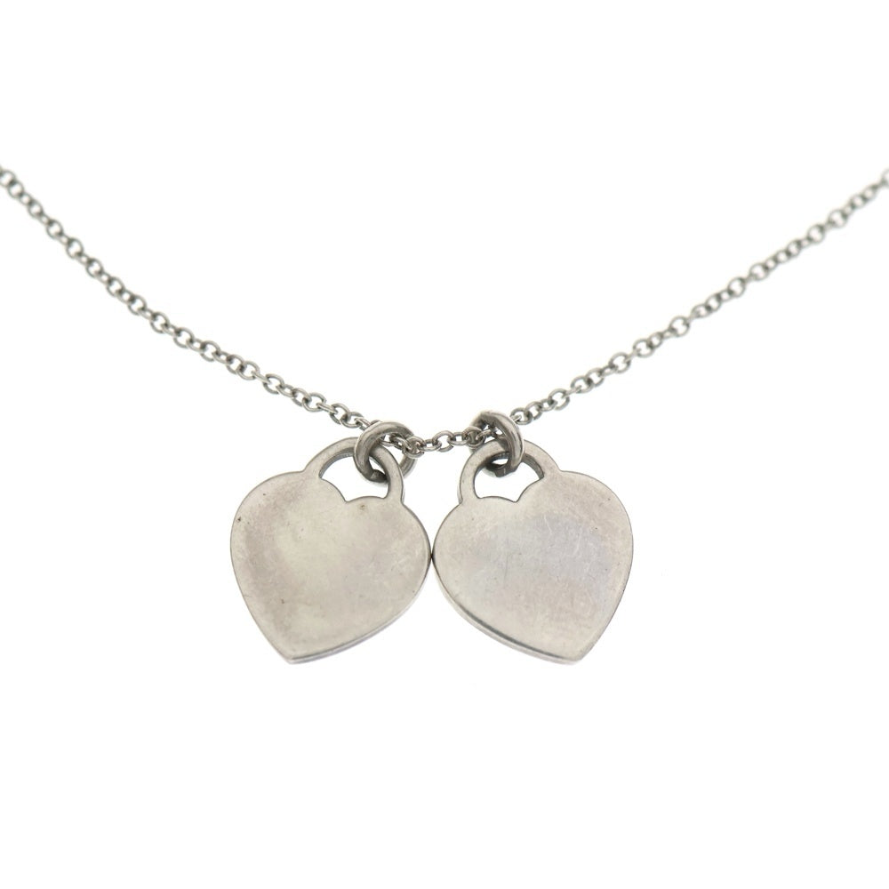 TIFFANY & Co.(ティファニー) リターントゥ ティファニー ネックレス ペンダント チェーン シルバー×ティファニーブルー SV925