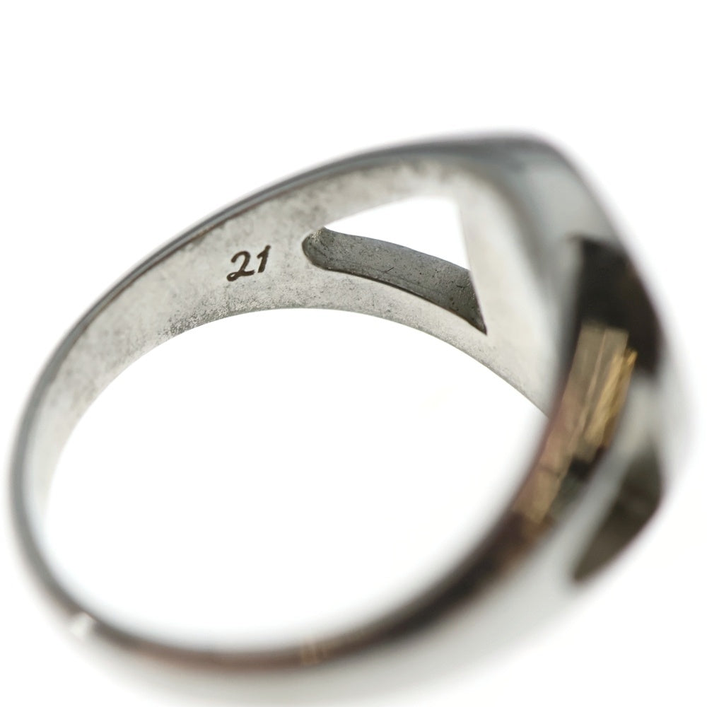 Paul Smith(ポールスミス) 印台リング シルバー メタル #21 指輪