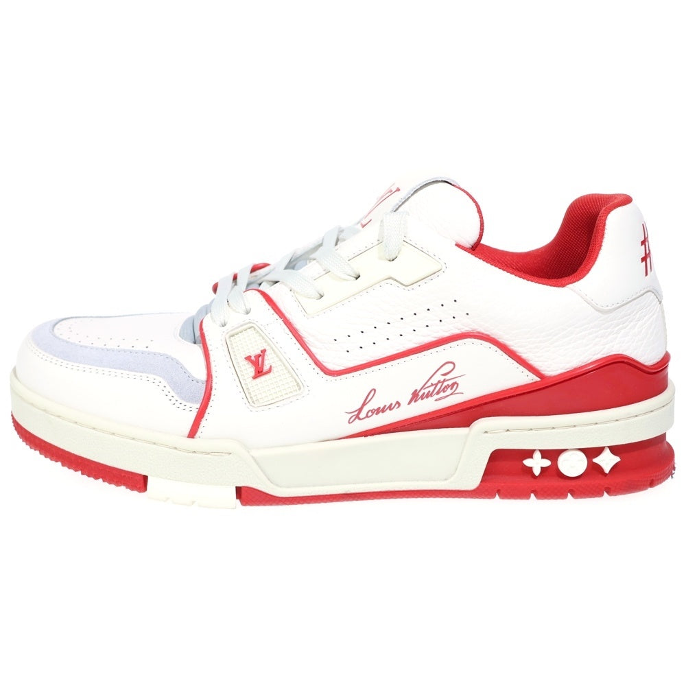 LOUIS VUITTON(ルイヴィトン) LV トレイナー スニーカー ホワイト/レッド