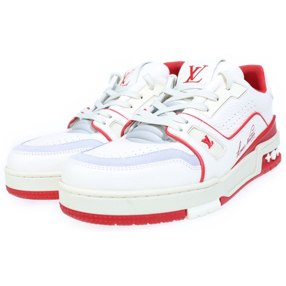 LOUIS VUITTON(ルイヴィトン) LV トレイナー スニーカー ホワイト/レッド