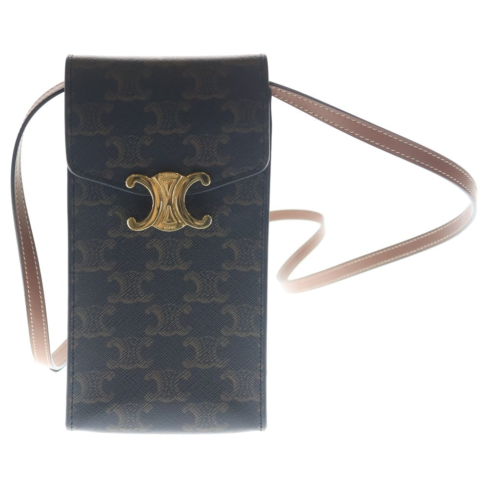 CELINE(セリーヌ) トリオンフ モバイルフォンポーチ ショルダーバッグ
