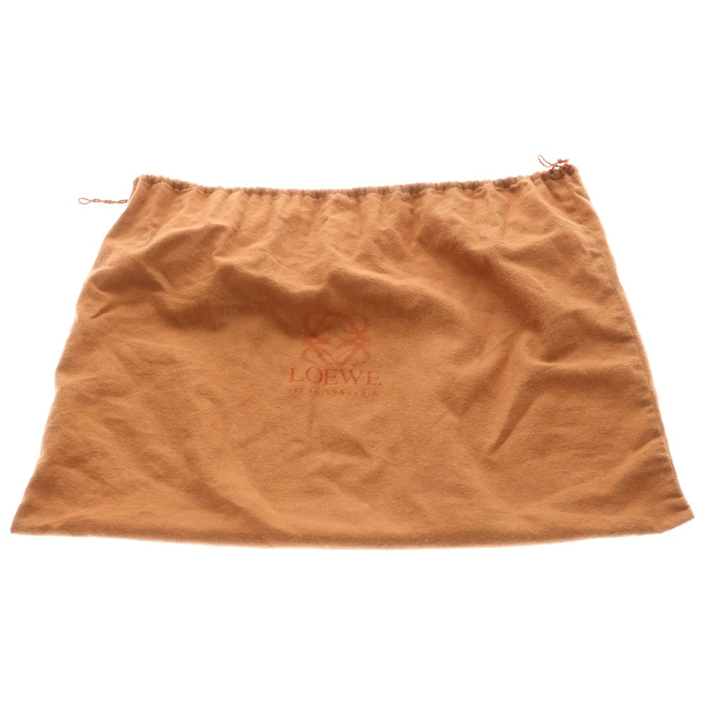 LOEWE(ロエベ) ベラスケス バケットレザーショルダーバッグ ブラウン×ブラック GD金具 レディース