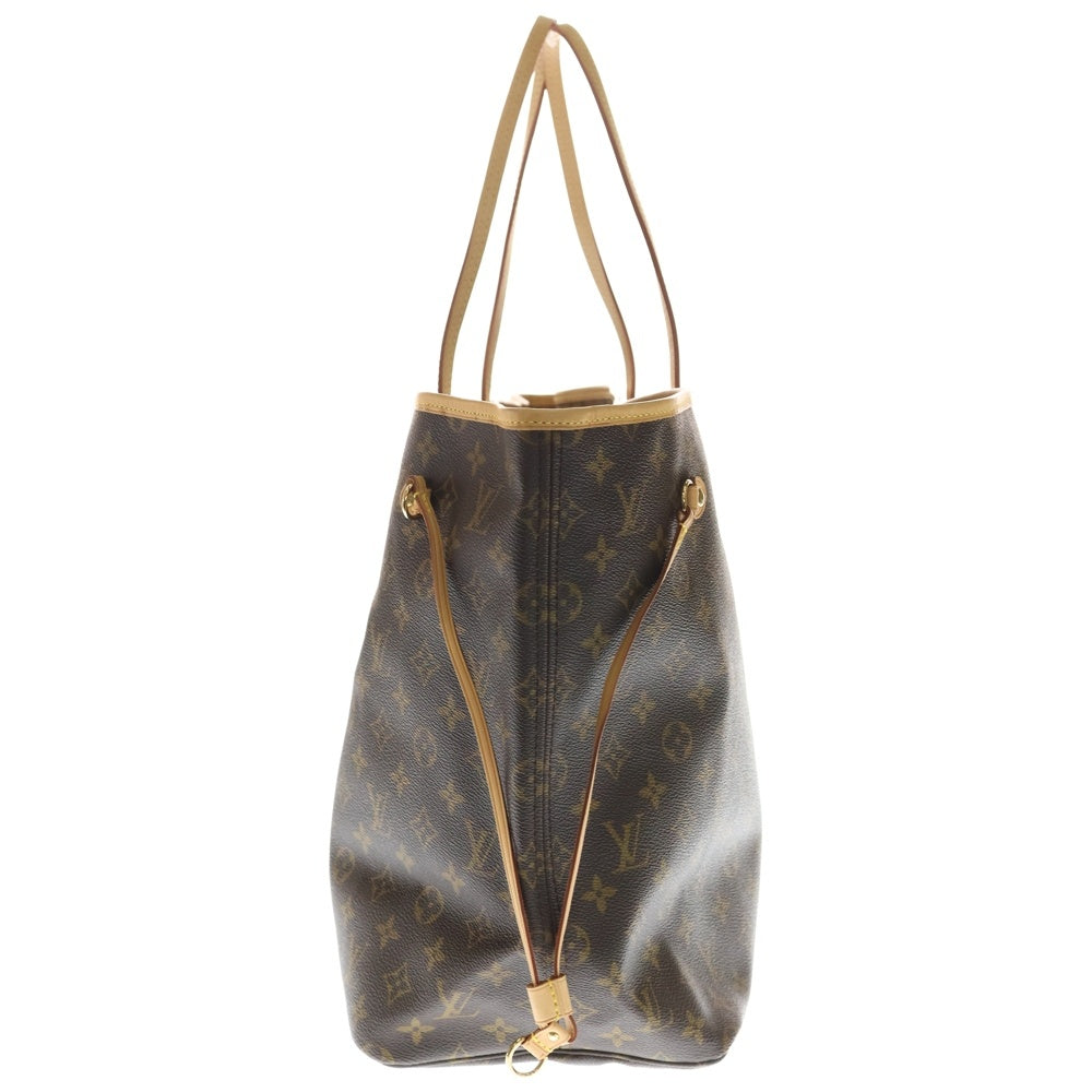 LOUIS VUITTON(ルイヴィトン) モノグラム ネヴァーフルGM トートバッグ ハンドバッグ ブラウン レザー×PVC M40157 ゴールド金具