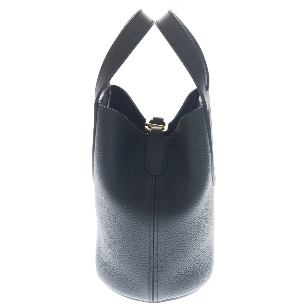 HERMES(エルメス) インザループ18 ブラック トリヨン ゴールド金具 K刻印 レディース
