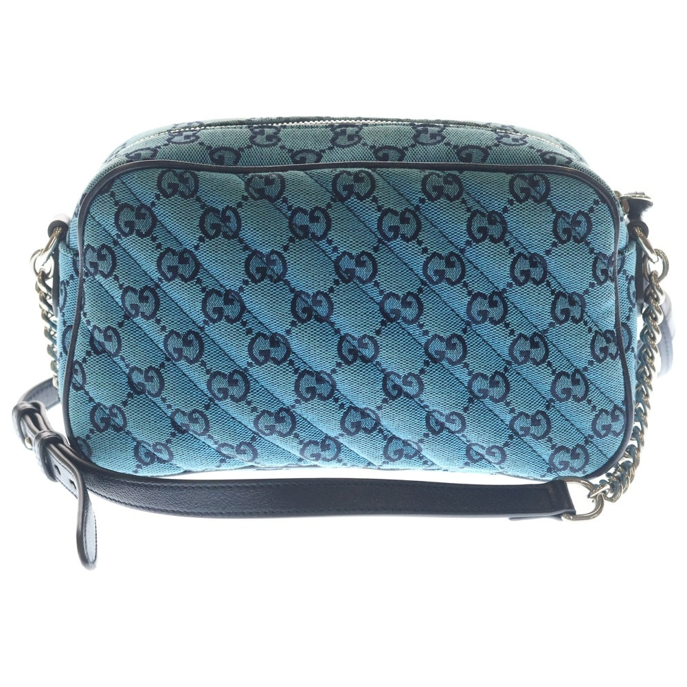 GUCCI(グッチ) GGマーモント キルティングチェーンショルダーバッグ