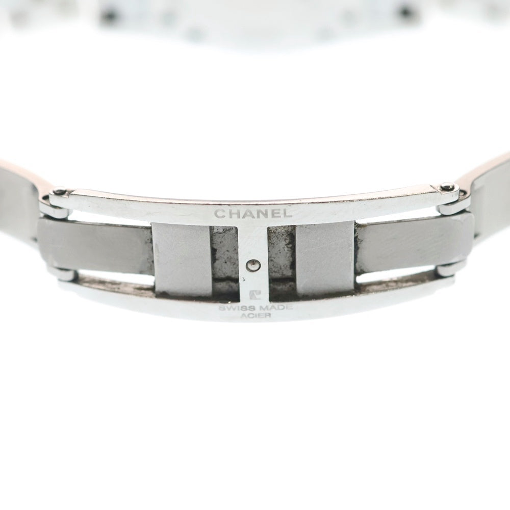 CHANEL(シャネル) J12 白文字盤 セラミック 回転ベゼル クォーツウォッチ 腕時計 ホワイト H0968 レディース
