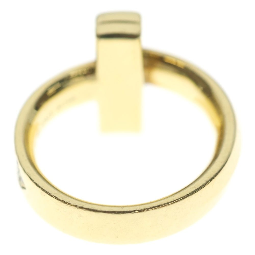 TIFFANY & Co.(ティファニー) Tワン ダイヤリング 指輪 ゴールド Au750YG D0.21ct