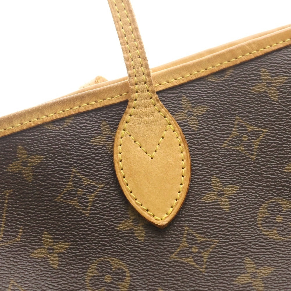 LOUIS VUITTON(ルイヴィトン) モノグラム ネヴァーフルGM トートバッグ ハンドバッグ ブラウン レザー×PVC M40157 ゴールド金具 レディース