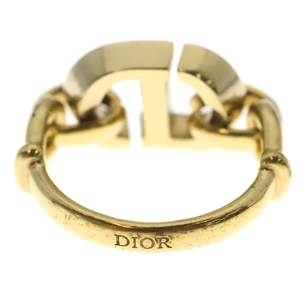 Christian Dior(クリスチャンディオール) モンテーニュ リング GP ゴールド/ブラック 4.8g レディース