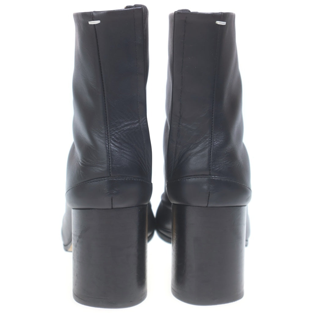 Maison Margiela(メゾンマルジェラ) TABI 足袋 タビ ヒール レザー ショートブーツ ブラック レディース