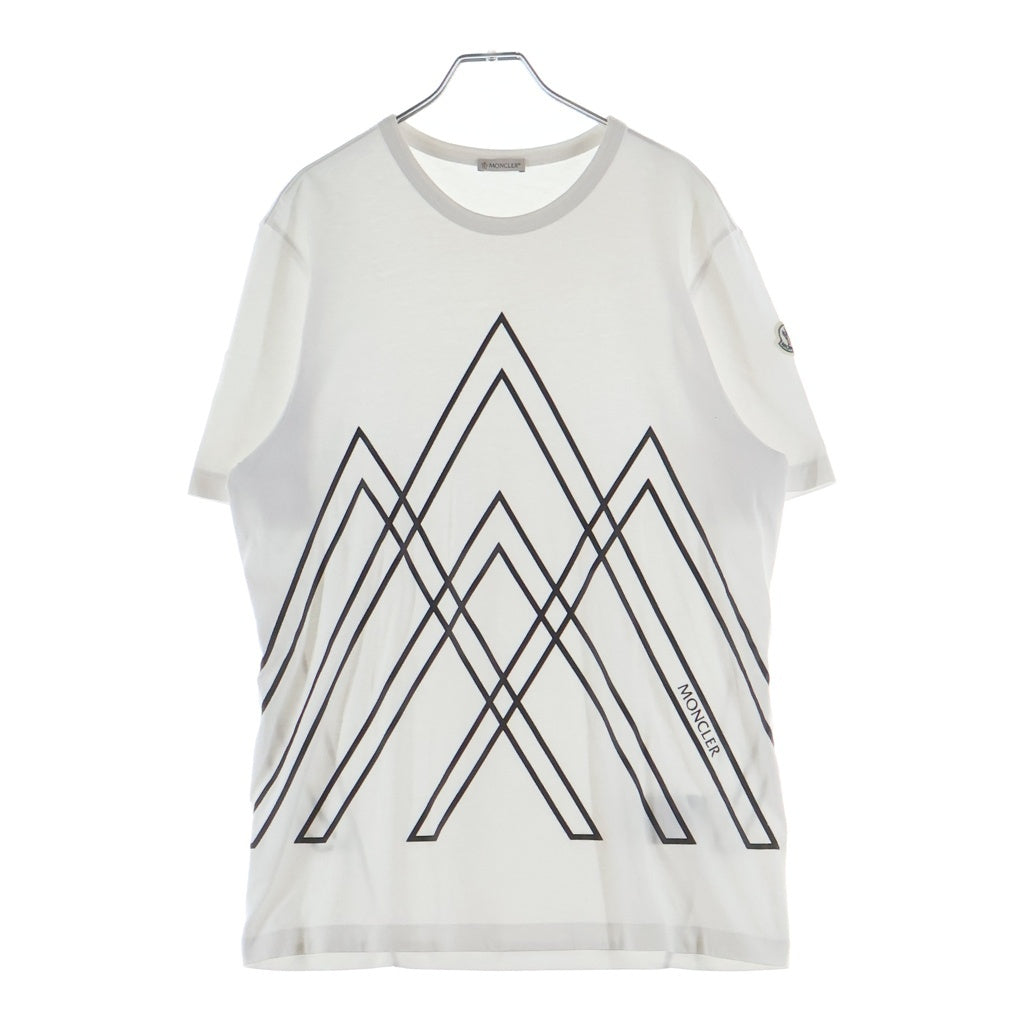 MONCLER(モンクレール) MAGLIA T-SHIRT マグリアTシャツ ホワイト ビッグプリント G20918C00009 M