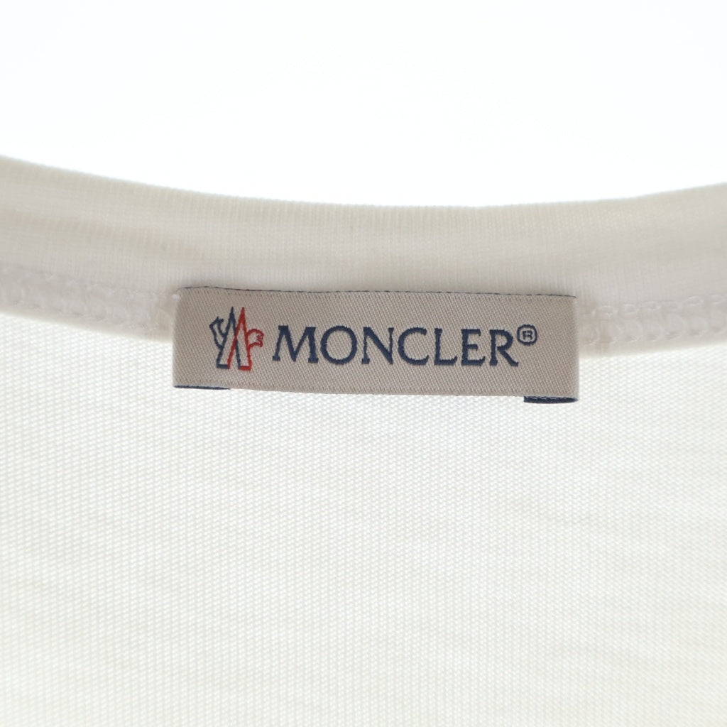 MONCLER(モンクレール) MAGLIA T-SHIRT マグリアTシャツ ホワイト ビッグプリント G20918C00009 M