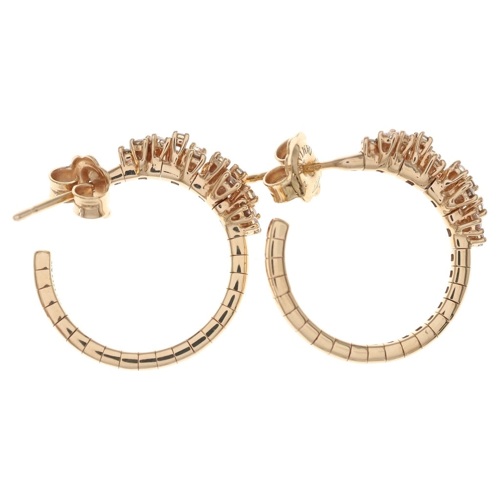 DAMIANI(ダミアーニ) ミモザ ダイヤピアス ピンクゴールド Au750PG 6.5g レディース