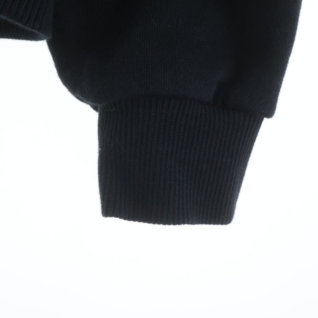 CELINE(セリーヌ) ロゴプリント パーカー ルーズスウェットフーディ ブラック コットン XS 2Y321670Q