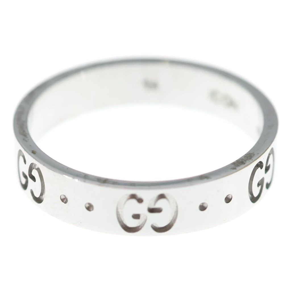 GUCCI(グッチ) ICON アイコン GG リング 指輪 K18WG ホワイトゴールド