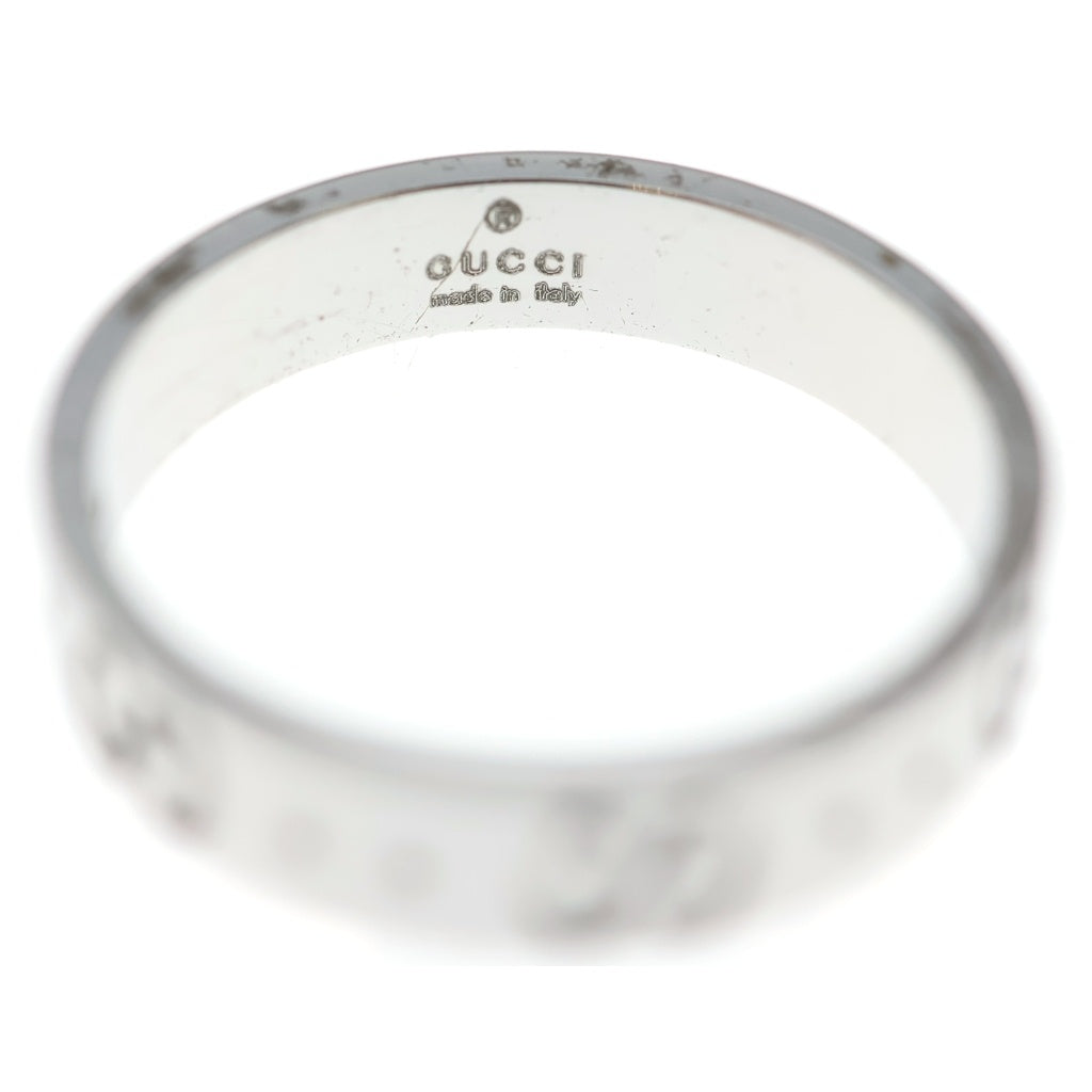 GUCCI(グッチ) ICON アイコン GG リング 指輪 K18WG ホワイトゴールド