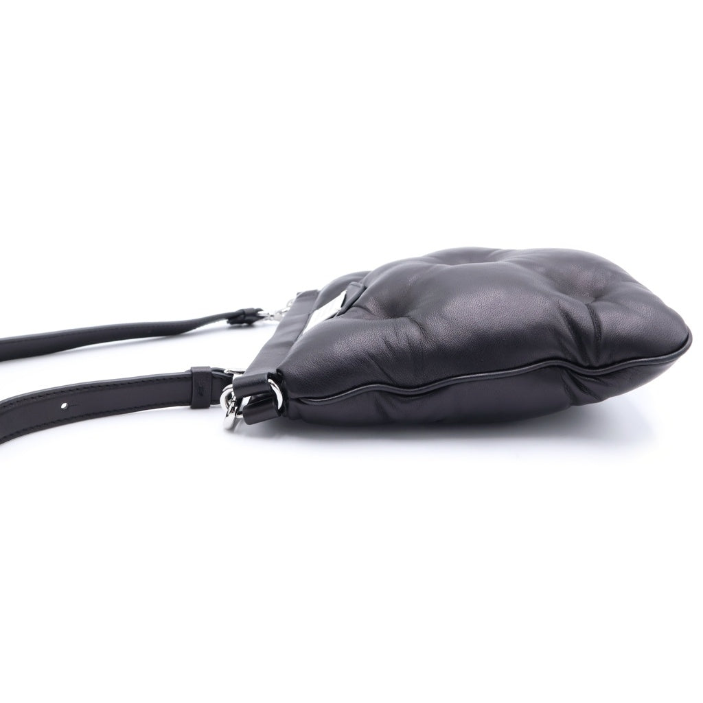 Maison Margiela(メゾンマルジェラ) メゾン マルジェラ グラムスラム ショルダーバッグ ブラック レザー シルバー金具 レディース