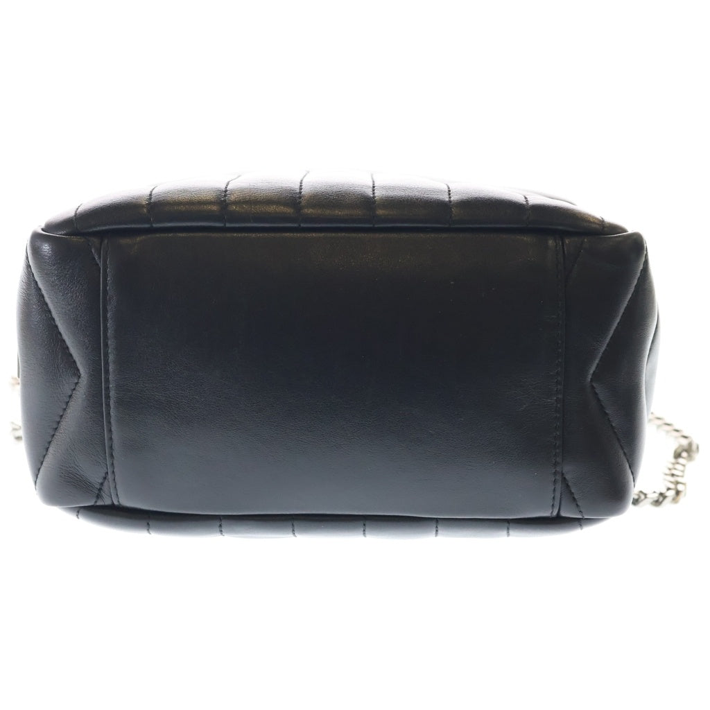 SAINT LAURENT PARIS(サンローランパリ) ルル ボーリング レザーチェーンショルダーバッグ ブラック 454317 レディース