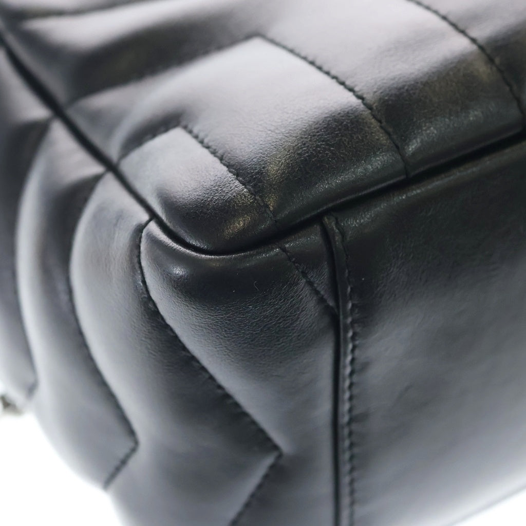 SAINT LAURENT PARIS(サンローランパリ) ルル ボーリング レザーチェーンショルダーバッグ ブラック 454317 レディース
