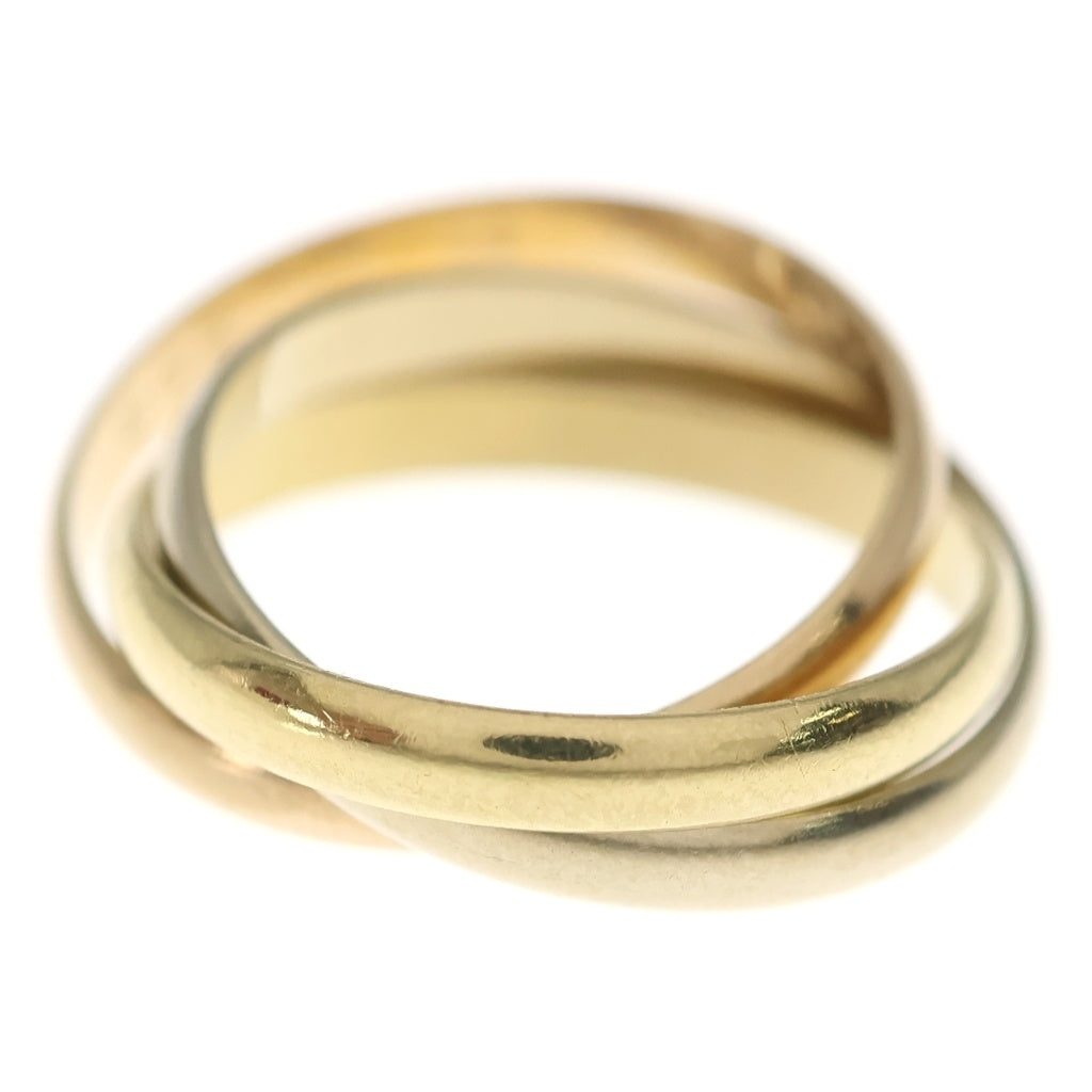 Cartier(カルティエ) トリニティ スモール リング ピンクゴールド/イエローゴールド/ホワイトゴールド 750PG/YG/WG #50 ジュエリー レディース