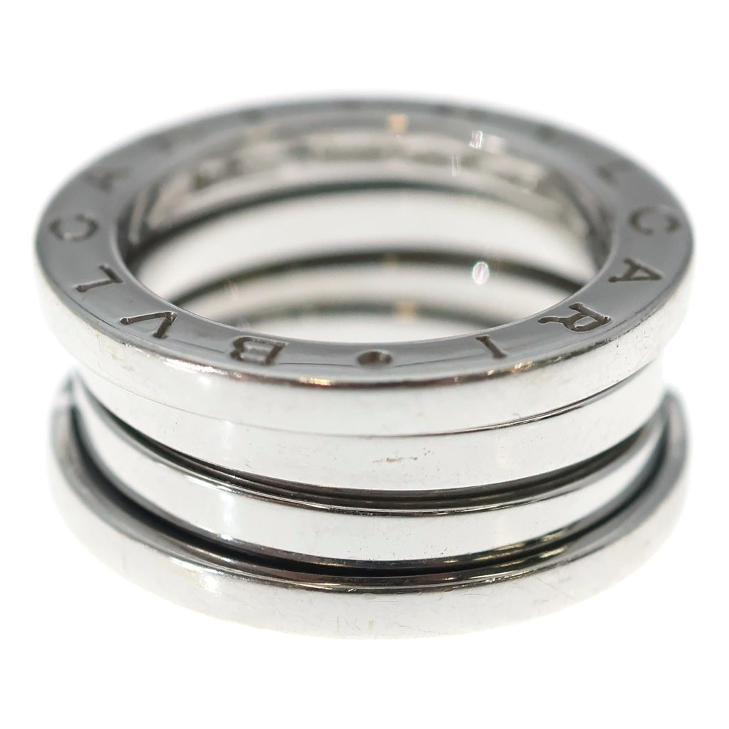 BVLGARI(ブルガリ) ビーゼロワン 2バンド K18WG 750 #48 リング ホワイトゴールド レディース