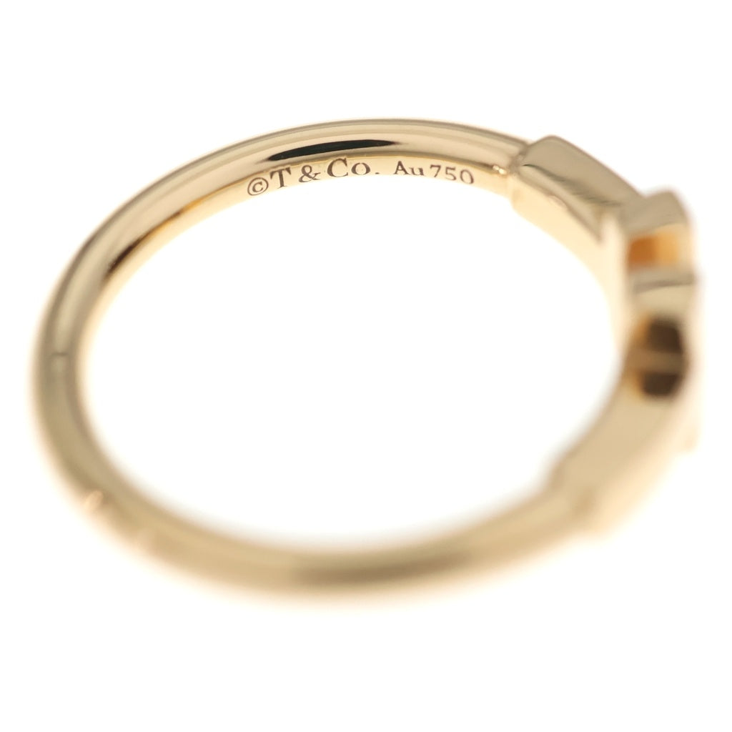 TIFFANY & Co.(ティファニー) Tワイヤー リング ピンクゴールド Au750PG 指輪 ジュエリー レディース