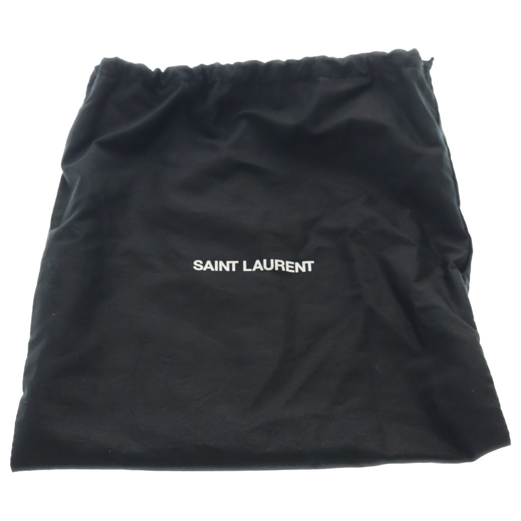 SAINT LAURENT ベルベット テディジャケット カサンドラロゴ 装飾 SAINT LAURENT PARIS(サンローランパリ) カサンドラ ロゴモチーフ